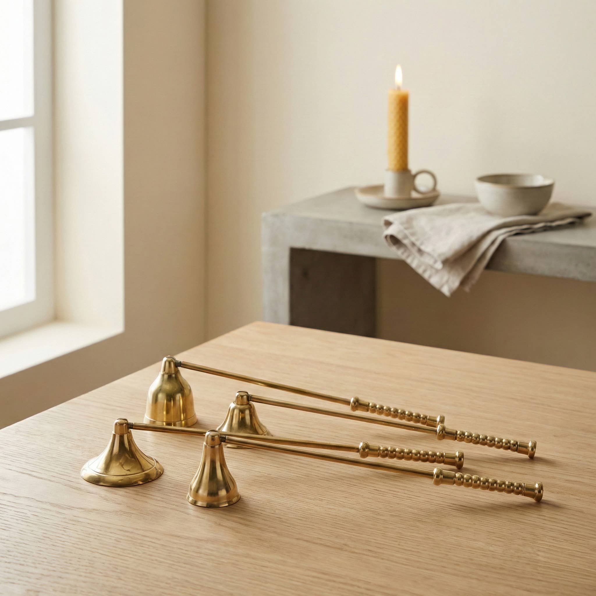 Gilded Candle Snuffer