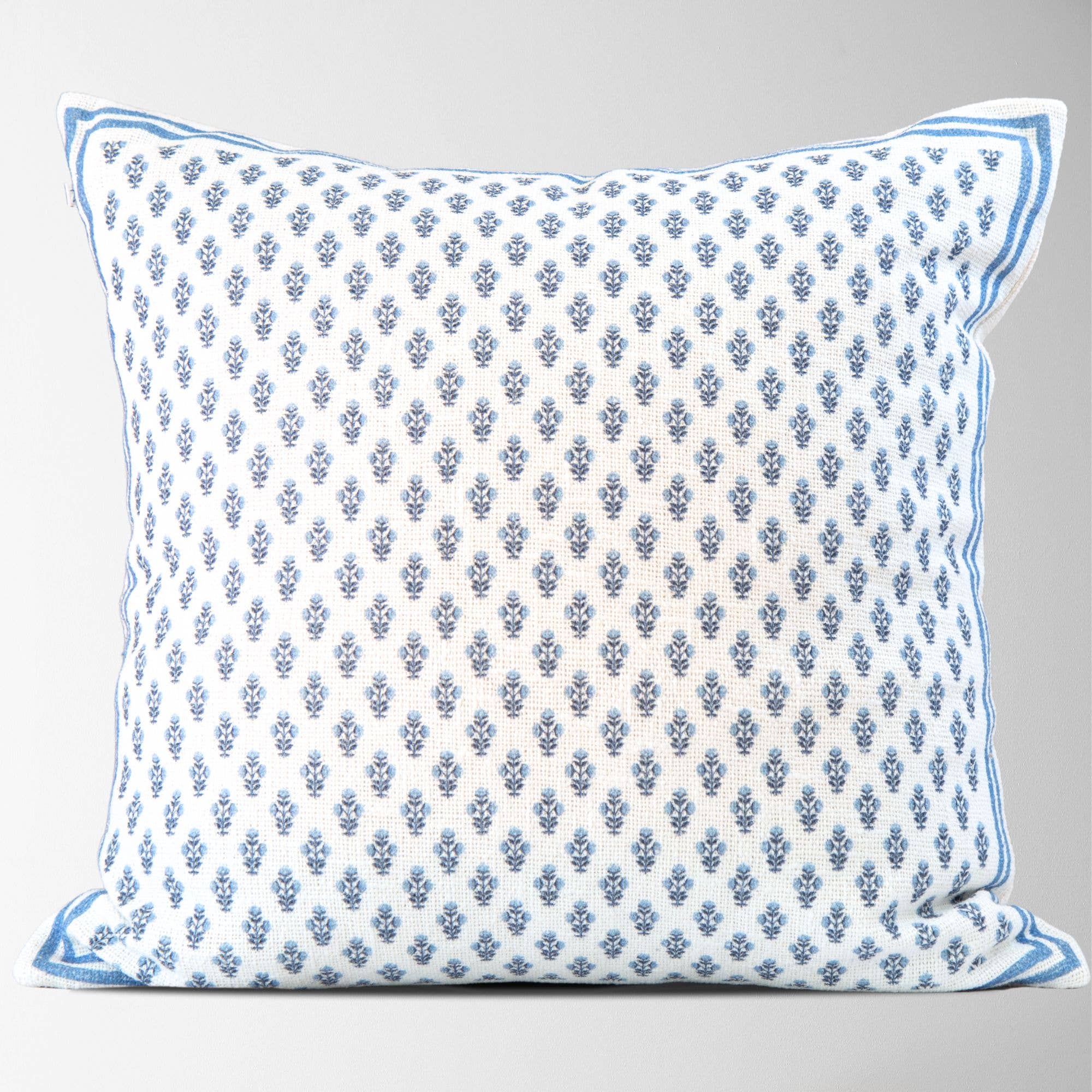 Celeste Mughal Flower Pillow