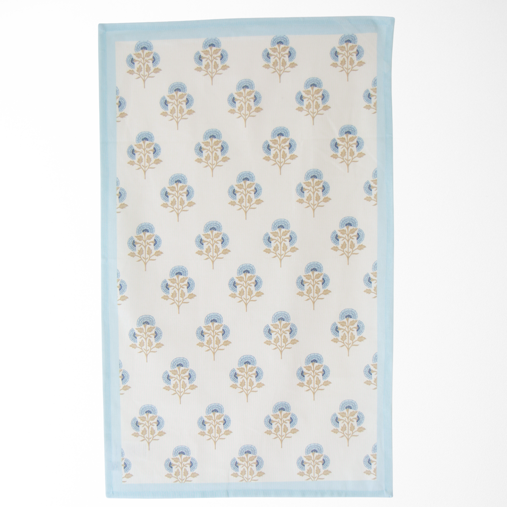Block Print Tea Towel – Henrietta Sky