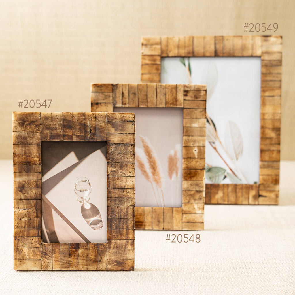 Antique Bone Block Frame